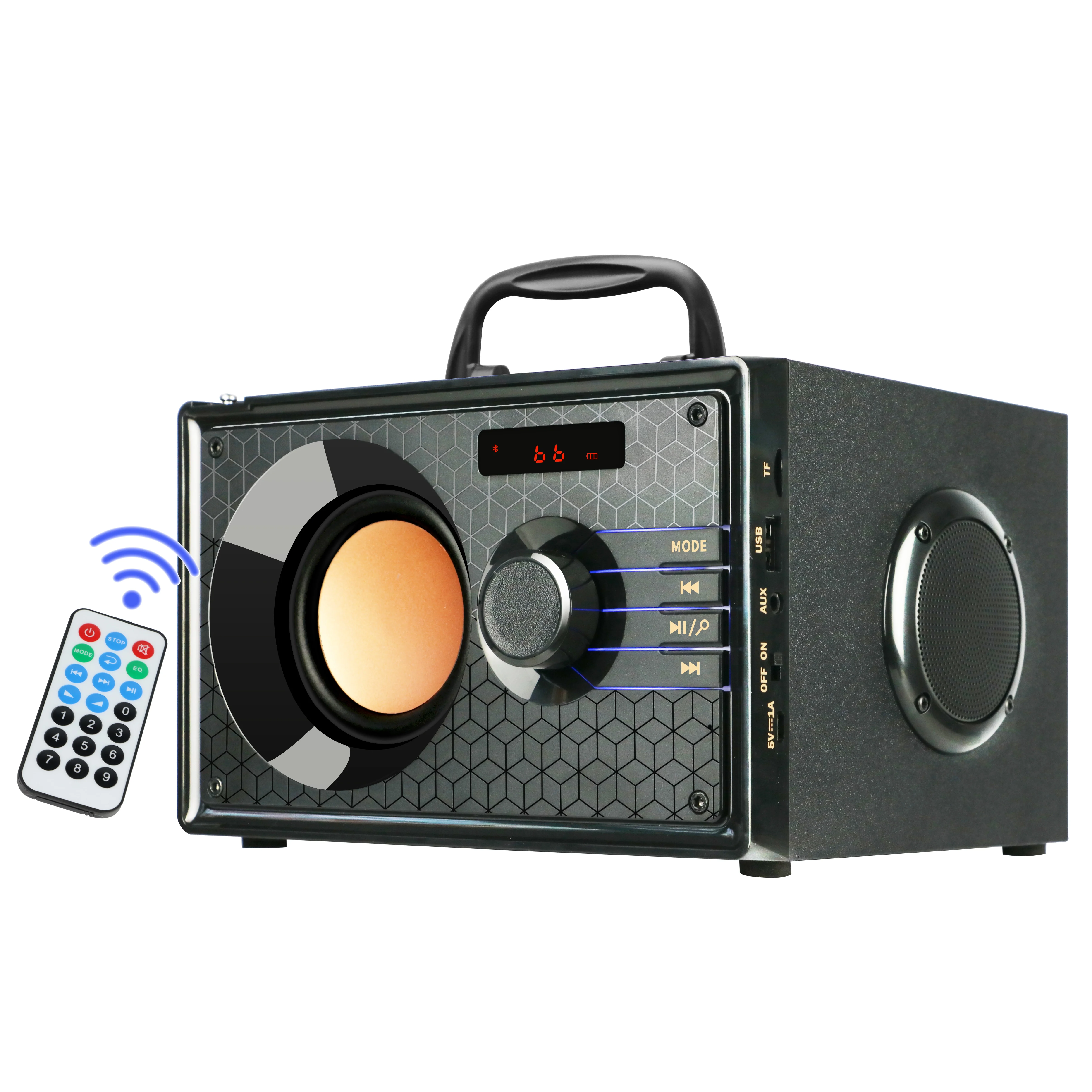 TOPROAD Portable Bluetooth Speaker Wireless Big Power Speakers Stereo Subwoofer Bass Sound Box Support FM AUX TF Remote Control|Outdoor Speakers| - AliExpress