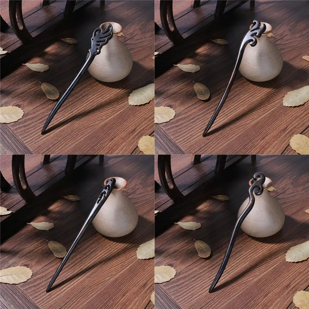 Женские шпильки для волос из эбенового дерева в китайском стиле | Украшения и