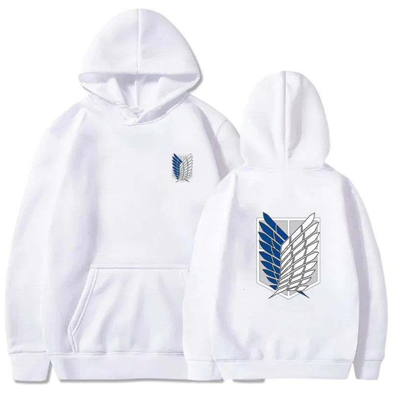 Anime Hoodie Attack on Titan Hoodied Long Sleeve Streetwear Harajuku Sweatshirt Men/Women Unisex Sport Hoody Oversized Tops