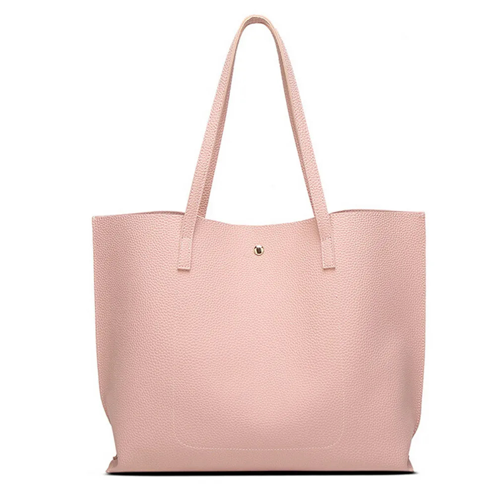 

Fashion Women Girls Simple Tassels Leather Bag High Capacity Girls Solid Leather Shopping Handbag Shoulder Tote Lovely Bag #LR4