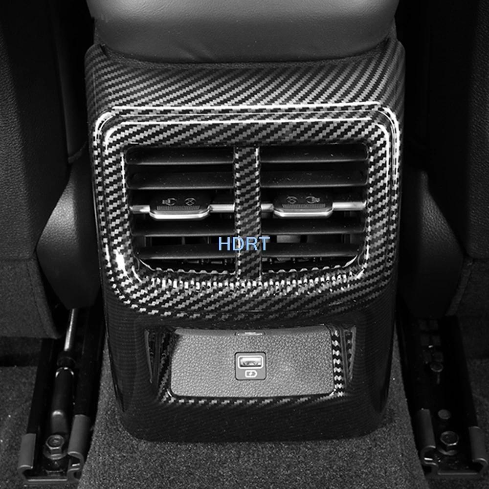 For Kia K5 optima 2020 2021 carbon fiber interior rear exhaust outlet cover decoration