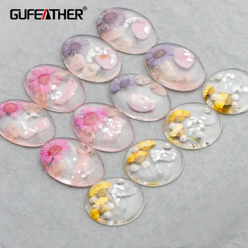

GUFEATHER M720,jewelry accessories,diy pendants,resin dried flower,hand made,charms,jewelry making,diy earrings,6pcs/lot