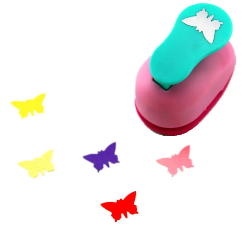 free ship flower furador 5/8'' 1.5cm diy paper cut Eva Foam Maker puncher scrapbooking labor saving for kid hole punch CL-1208 - Цвет: STYLE19