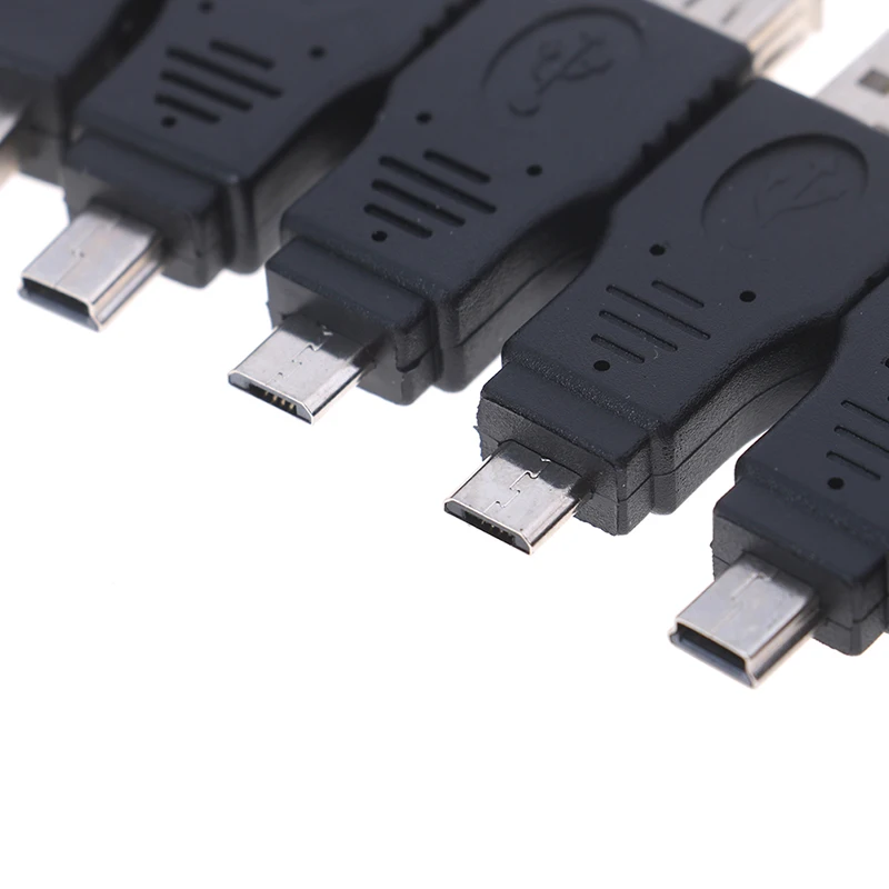 10 шт./компл. OTG USB мужчин и женщин микро-usb; мини адаптер переходник USB адаптер гаджеты