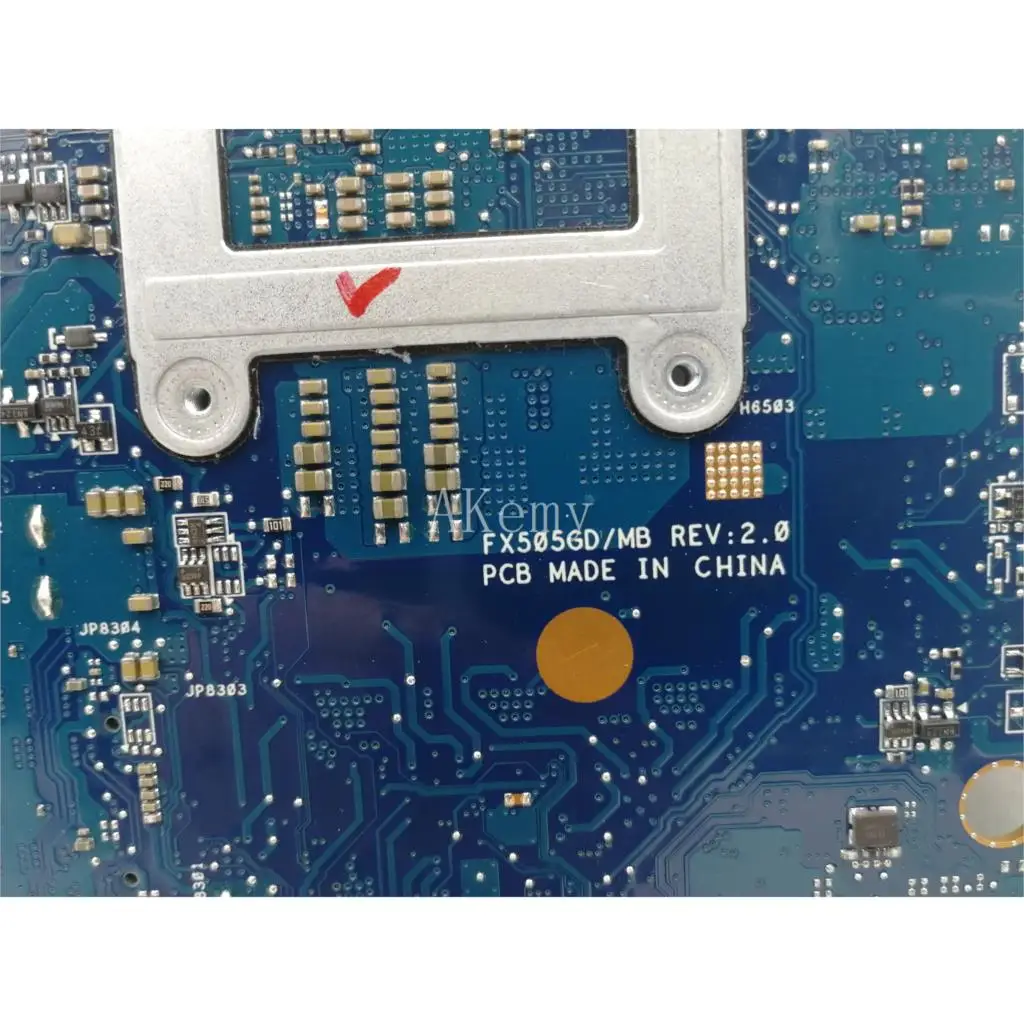  Akemy FX505GD Motherboard For ASUS TUF Gaming FX505G FX505GD FX505GE 15.6 inch Mainboard I7-8750H G