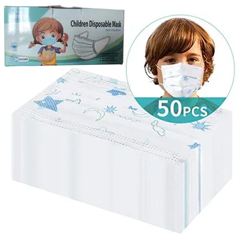 

50 Piece Disposable Masks Suitable For Animal Patterns For Children Kids Protection Masks Facial Maske Face Cover Fast Delivery