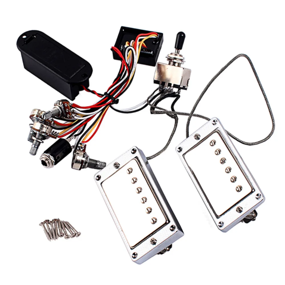 

1 Set LP Guitar Pickup Prime High Quality Durable Active Sturdy Pickup Parts Replacement Humbucker for Bass Musical Instrument G