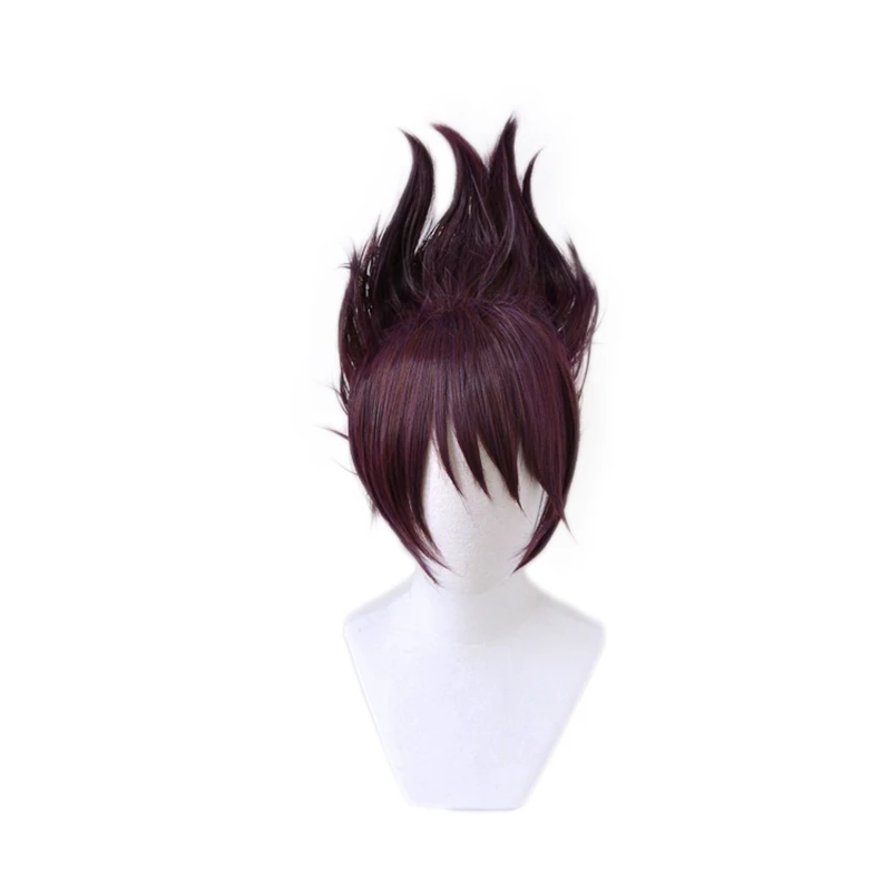 

Danganronpa V3: Killing Harmony Momota Kaito Dark Purple Short Heat-resistant Fiber Hair Wig Dangan Ronpa Costume Cosplay Wigs