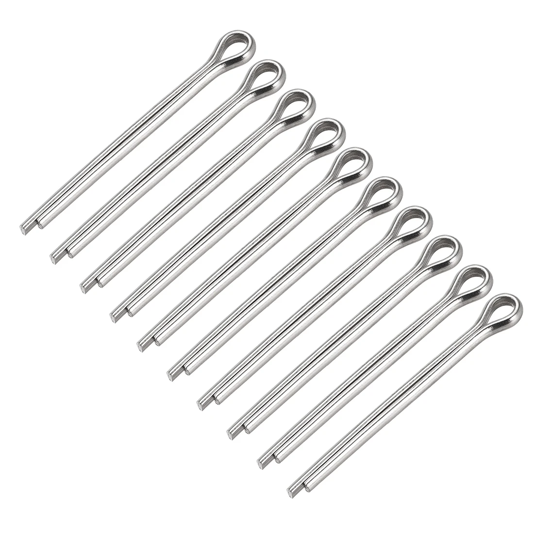 Details about   Split Cotter Pin 5/32 inch x 3 5/32 inch Carbon Steel 2-Prongs Silver 50Pcs 