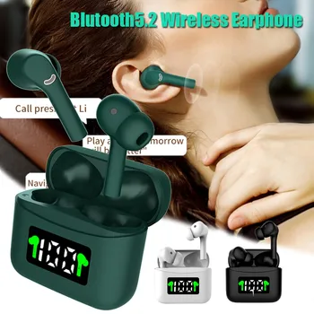 

In-ear Blutooth5.2 Wireless Earphone Mini HD LCD Sreen Mini Portable Stereo Sound Fashion Sports Headsets Headphones