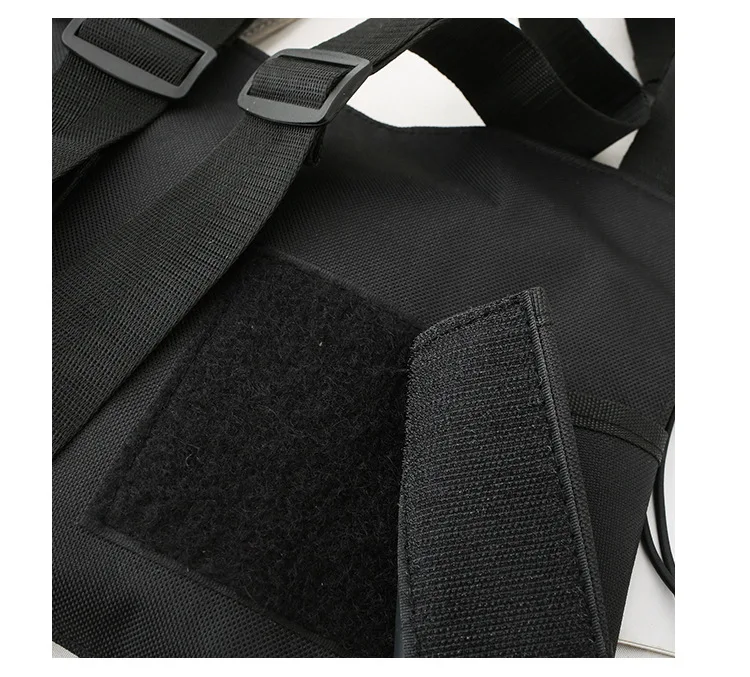 Модная нагрудная сумка для мужчин и женщин в стиле хип-хоп Уличная тактическая Мужская нагрудная сумка через плечо жилет сумка трендовые поясные сумки