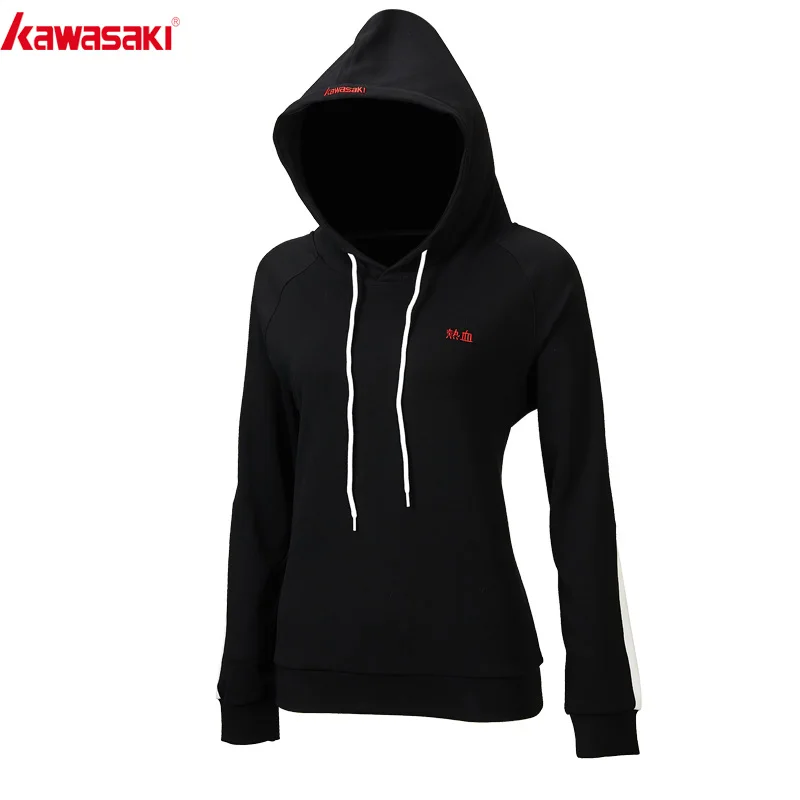 Черный Kawasaki, женские толстовки,, весна-осень, женские повседневные толстовки, свитшоты, одноцветные толстовки, толстовка, топы, LT-R2412 - Цвет: Черный