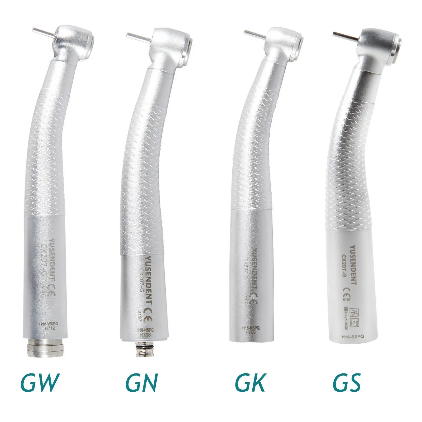 

COXO Standard Head Dental Six Spray High Speed Fiber Optic LED Handpiece Turbine Fit KAVO Sirona NSK Dental Tools