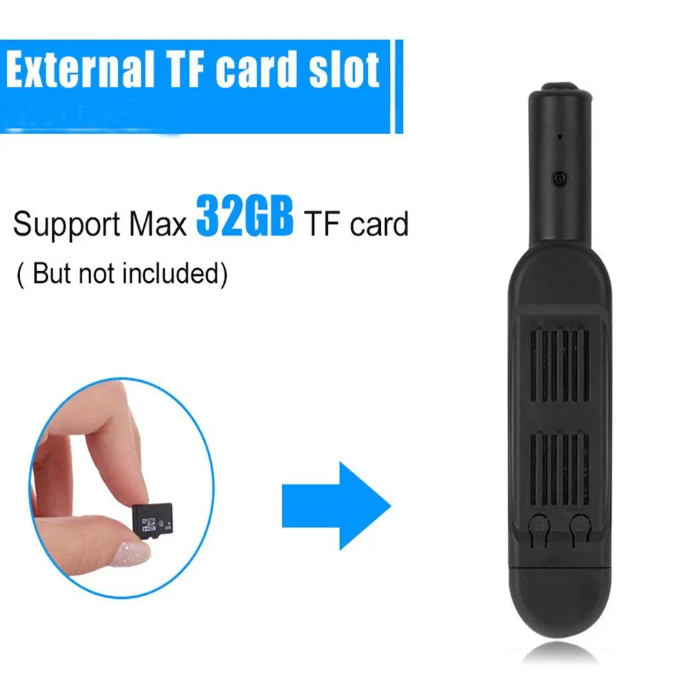  T189 Mini Camera Full HD 1080P Secret Camera Wearable Small Pen Camera Mini DVR Digital Mini DV Cam