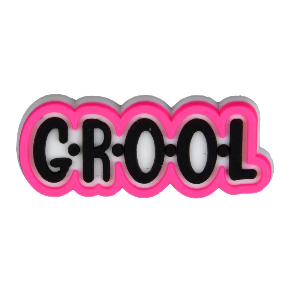 1Pcs Cool Words Doing Great Girls Croc Charms Shoes Accessories PVC JIBZ Buckle Charm for Croc Decorations Kids Party Gifts