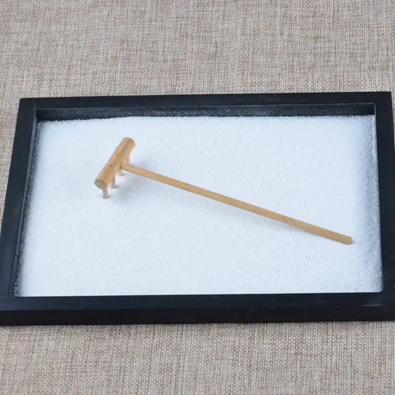 Японский карезансуи мини дзен стол сад с погремушкой галька и песок украшения