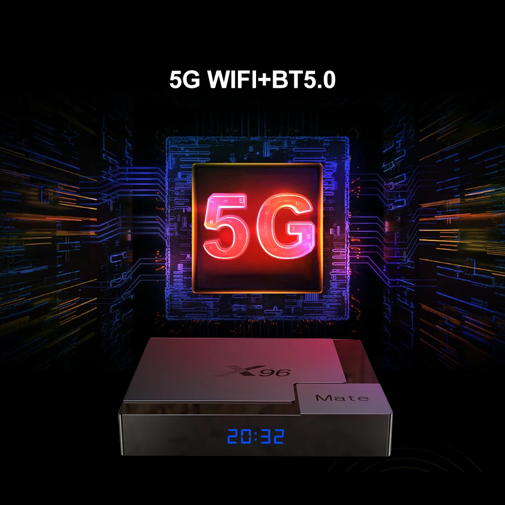 Smart Mate Android 10 Allwinner H616 4gb 64gb 10.0 Ghz - 5 Dual Wi-fi 6k Media Player pk H96 Max tv Box X96 - Image 3