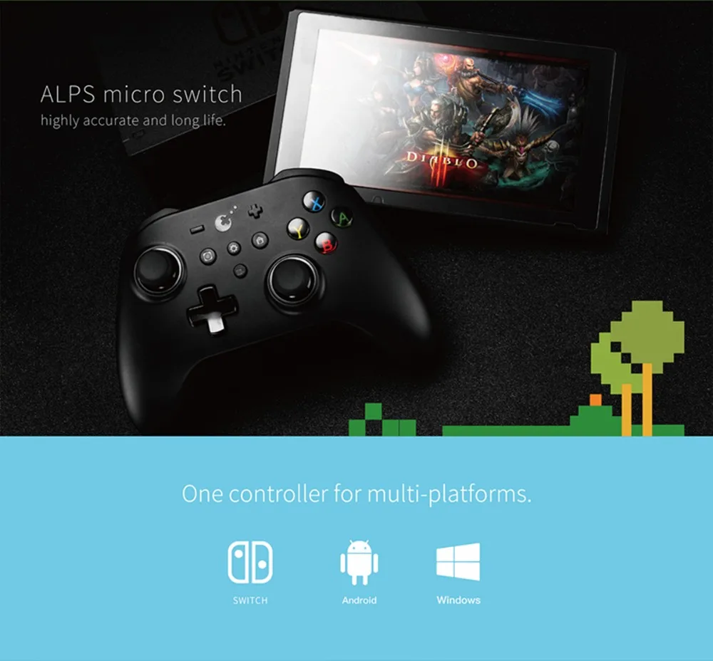 GuliKit NS08 беспроводной Bluetooth геймпад или Kingkong контроллер Джойстик с NFC для Nod NS switch консоли/ПК/Android телефонов
