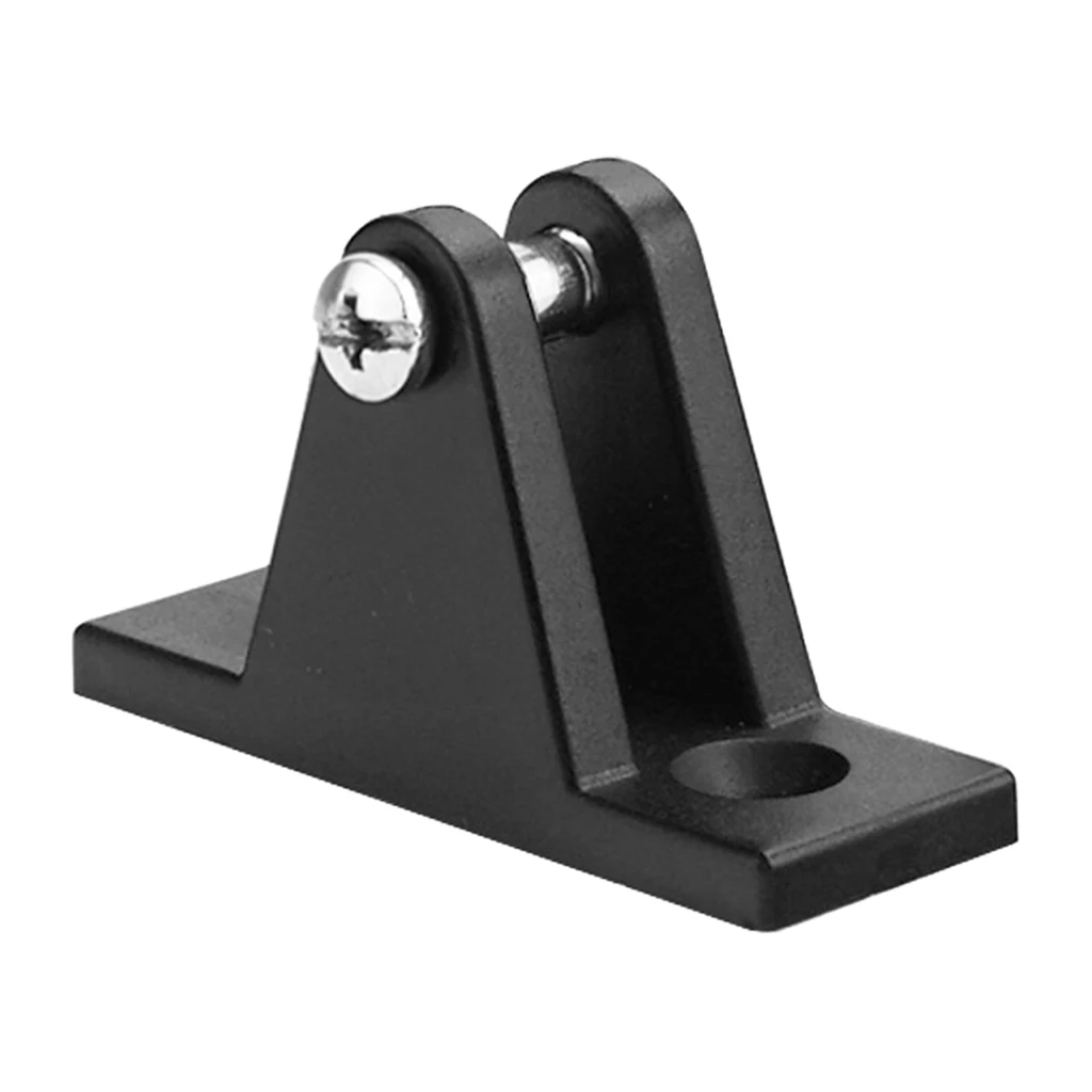 Marine Boat Bimini Top Fitting Nylon Deck Hinge Mount 2 Holes with 2 Screws for Kayak Boat Canoe Marine