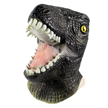 

Horror Halloween Dinosaur Mask Headgear Scary Monster Mask Club Novelty Halloween Supplies Aldut Cosplay Party Accessories