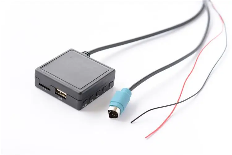 

Car Radio Bluetooth 5.0 Micphone Handsfree Wireless Audio AUX-IN USB Wiring Stereo Adapter for Alpine KCE-236B