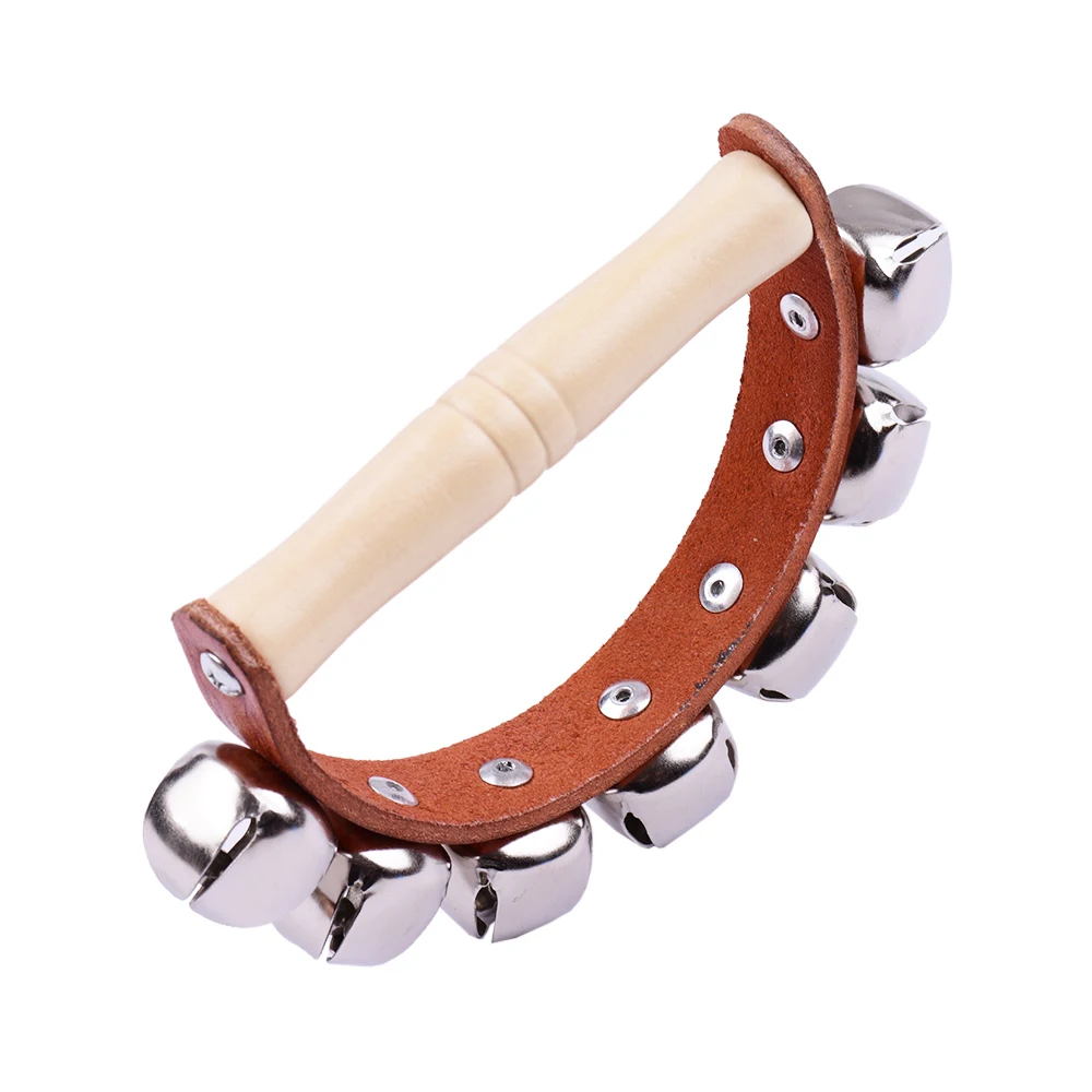Hand Bell with Wood Handle 5pcs/7pcs Jingle Bells