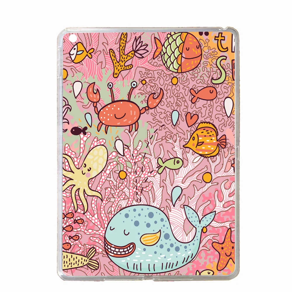 Чехол из ТПУ для Apple iPad 10 2 (7th generation) 2019 A2200 A2198 A2232 2-дюймовый защитный силиконовый