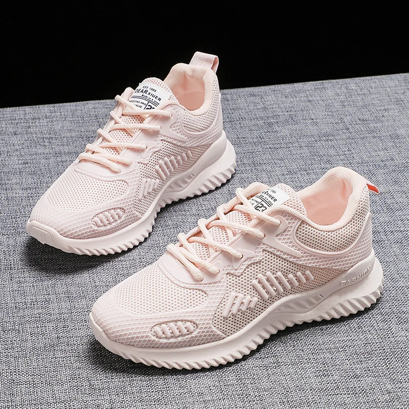 deportivas mujer, calzado deportivo para correr, caminar, e invierno, color negro y rosa, 2021 - AliExpress Calzado