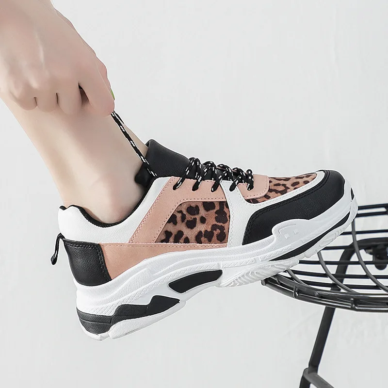 chunky sneakers leopard