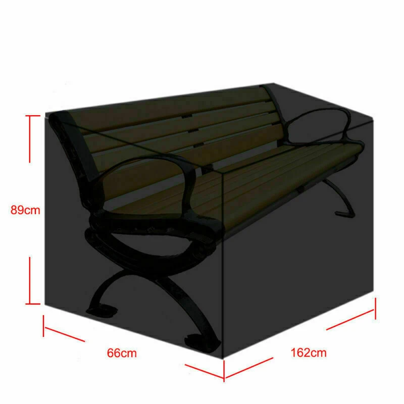 

All-Purpose Heavy Duty Oxford Waterproof Dustproof Outdoor Garden Bench Seat Furniture 2/3/4 Seat Dust Cover