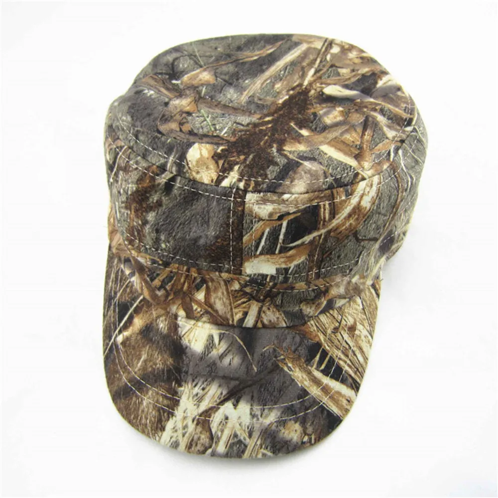 Child Outdoor Sports Sunshade Hat Hunting Fishing Reed Camo Hat For 4-8 Years Old Children CS Tactical Waterproof Cap Cotton