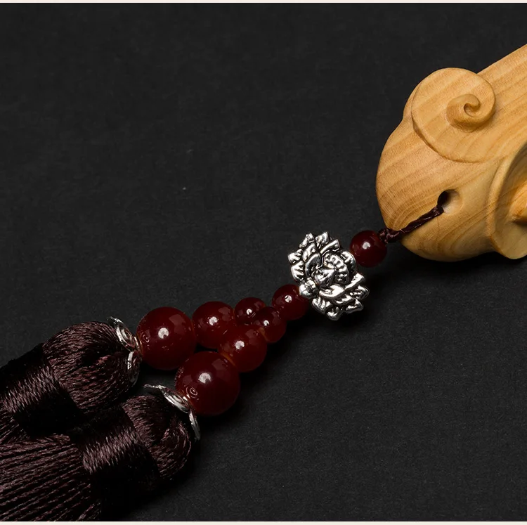 Sacred Lotus резьрезьба из самшита из цельного дерева ручной работы изделия домашние аксессуары гостиная фэн шуй украшения желаемый подарок