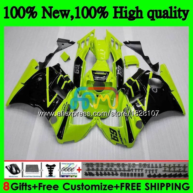Корпус+ майка для HONDA CBR 600F3 600 F3 FS CBR600FS 3BS. 19 CBR600 F3 CBR600F3 1995 1996 1997 1998 светильник зеленый 95 96 97 98 обтекатель
