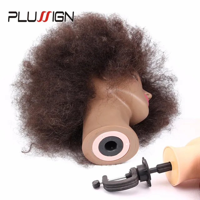 Training Mannequin Head w/ 100% Afro kinky human hair – Mukisa