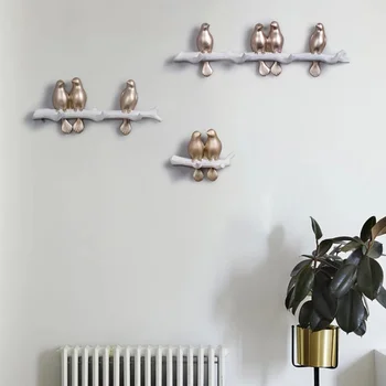 

Birdie hook lives in metope to decorate porch bedroom sitting room setting wall study contemporary and contracted adornment