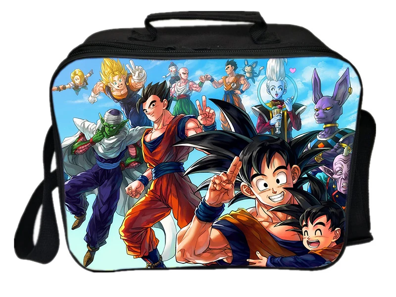 10 Dragon Ball Goku Термосумка для обедов Термосумка для пищи Vegeta Torankusu пикника походная сумка через плечо свежая сумка-холодильник - Цвет: 10