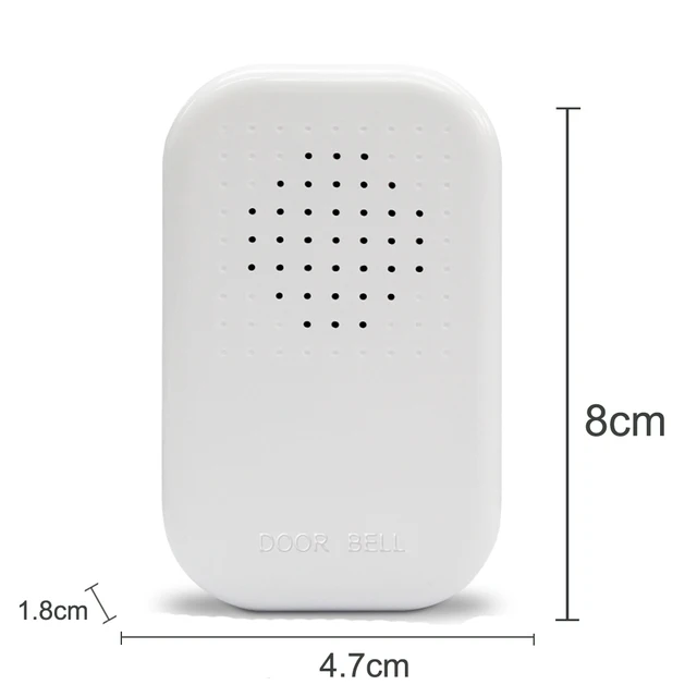 DC12V Wired Doorbell with Voice Prompt - IP54 Waterproof Access Control Intercom for Security Systems by Commercial/Residential 4