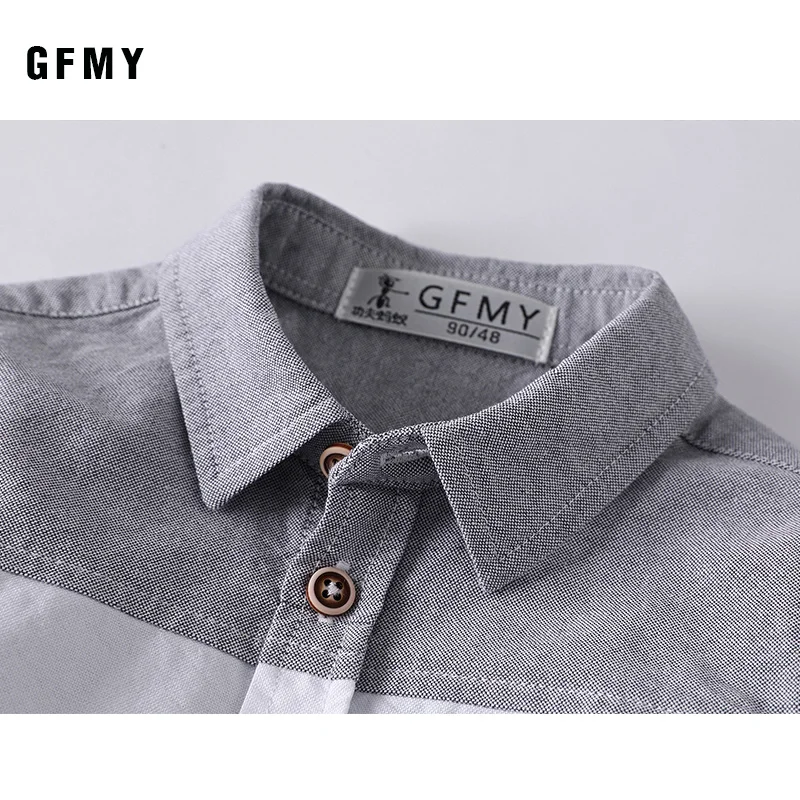 GFMY 2020 Весна 100% ткань Оксфорд хлопок с длинным рукавом вышивкой рисунок рубашка