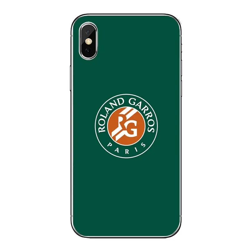 Мягкий прозрачный чехол печатающая головка Roland Garros Французский Париж Open логотип