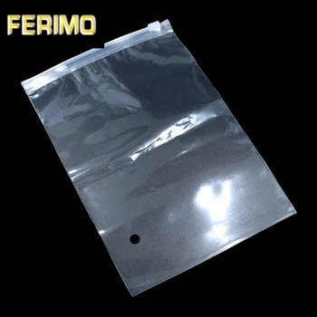 

300pcs/Lot Clear Zip Lock Plastic Package Storage Bag With Vent Multi-purpose Portable Travel Poly Bag Clothes Sundries Bag