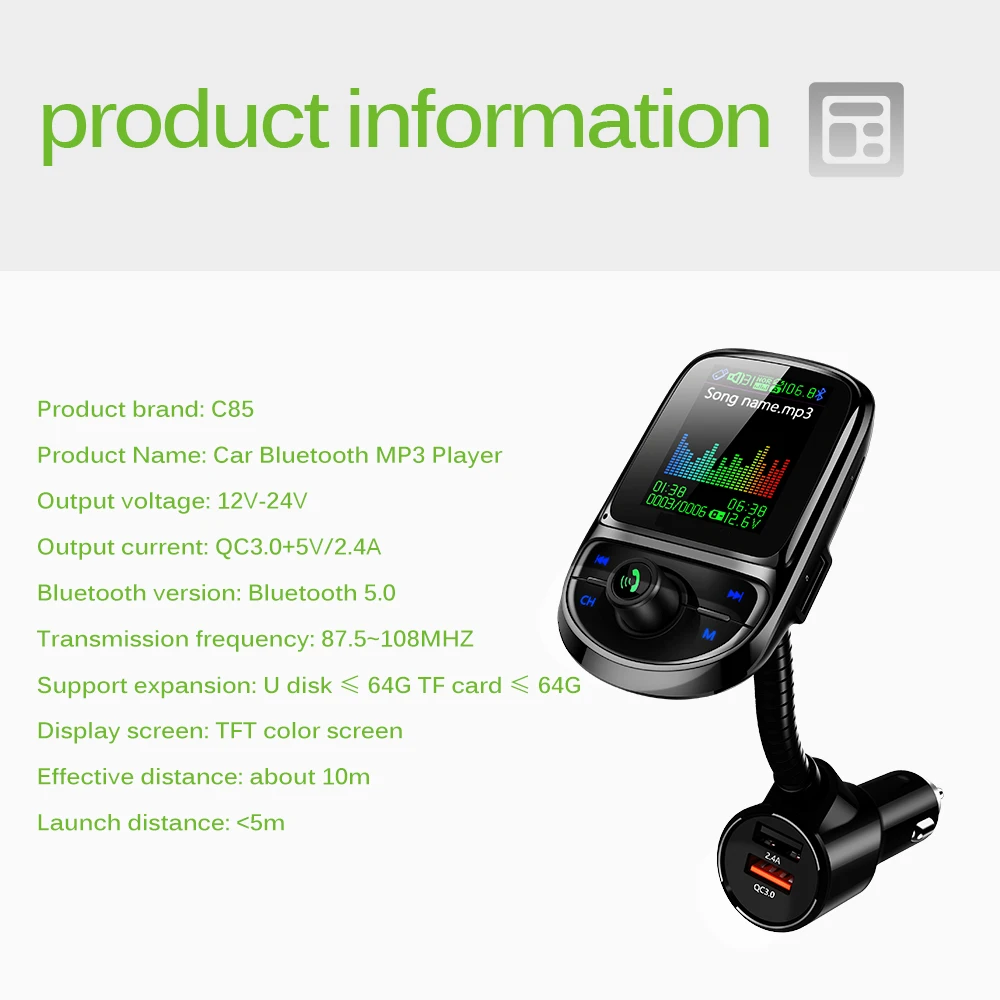 fm transmitter bluetooth