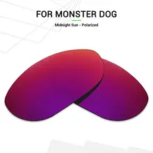 Mryok поляризованные Сменные линзы для Оукли Monster очки для собак Полночь солнце