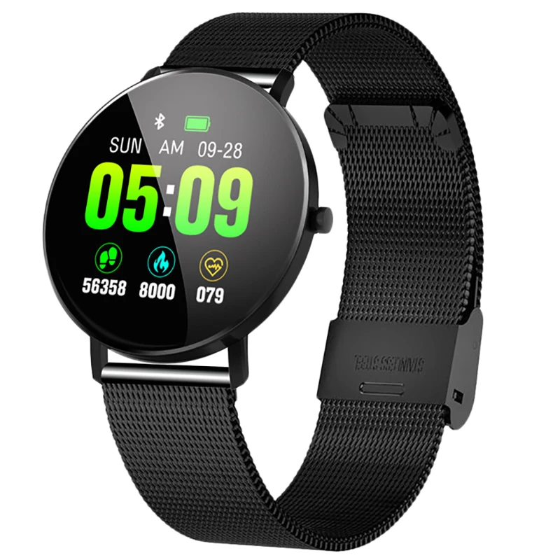

HOT-New Smart Watch F25 Smart Bracelet Full Screen Contact GPS Tracker Heart Rate Blood Pressure Step Smart Bracelet Sports Wate