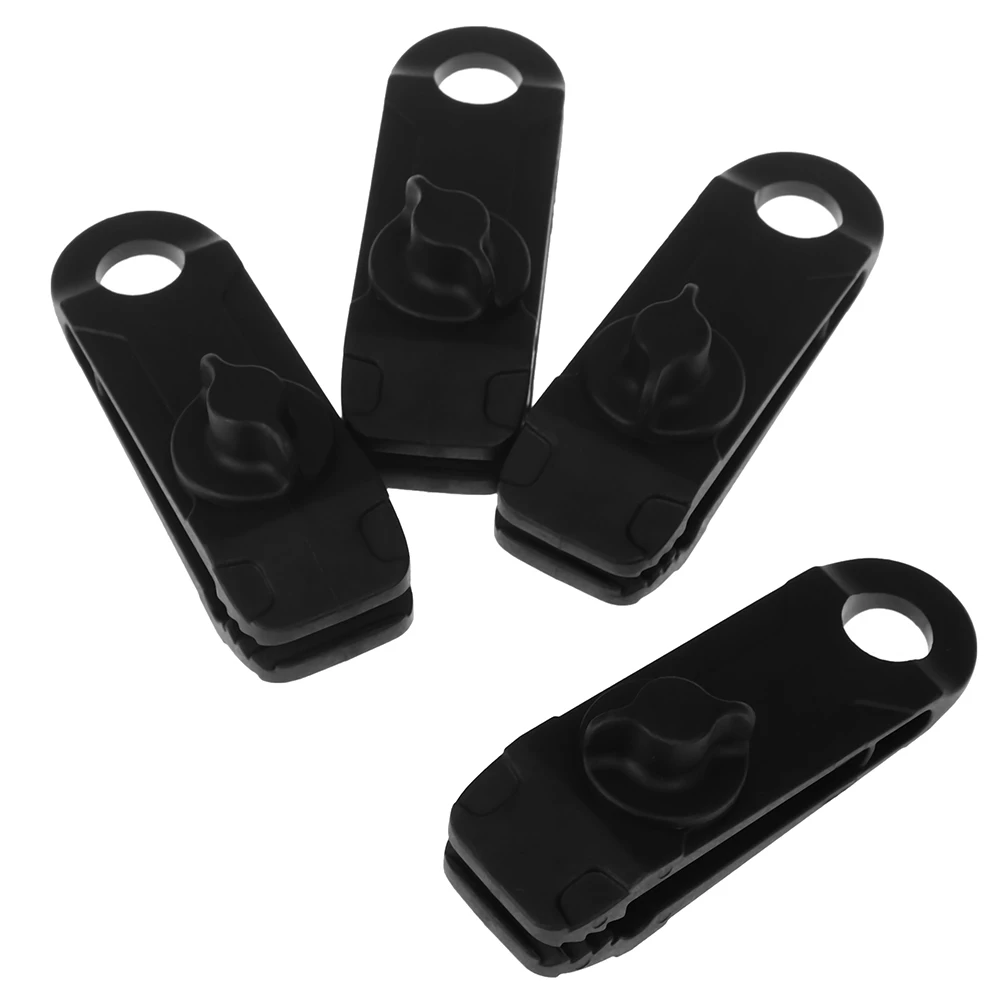 4Pcs  Clamp Grip- Heavy Duty Windproof Awning  -Tent Clips Accessory For Camping, Garden Shade Cloth, Tarps, Caravan