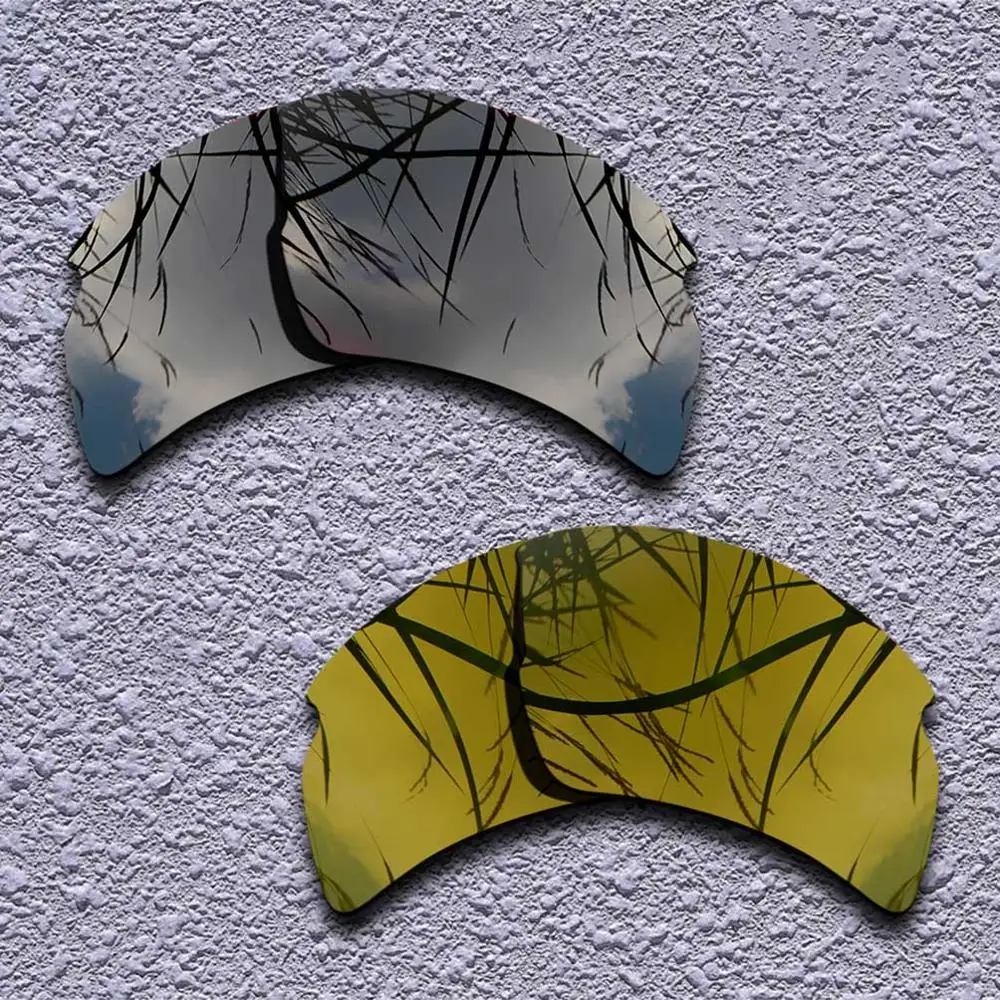 2 пары поляризованных сменных линз для солнцезащитных очков Oakley Flak 2,0 XL-несколько вариантов - Цвет линз: Black-Copper