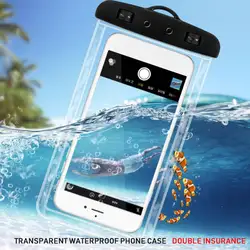 Водостойкая ПВХ 4 цвета прочная сумка для защиты экрана дорожная Фотосумка iPhone 1ps под водой телефонная сумка