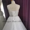 lakshmigown Luxury Princess Wedding Gowns Spagnetti Straps Bohemian Bride Dress Lace V Neck Wedding Dress 2024 Customized 3