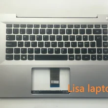 Верхний чехол для lenovo w s41-70 silver nd new 500s-14 300s-14 норвежская двуязычная клавиатура 5CB0J32947