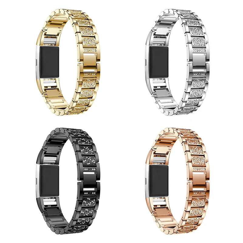1 шт. Сменный ремешок для Fitbit Charge 2 прочный ремешок для Fitbit Charge 2 браслет из нержавеющей стали сменный ремешок для наручных часов
