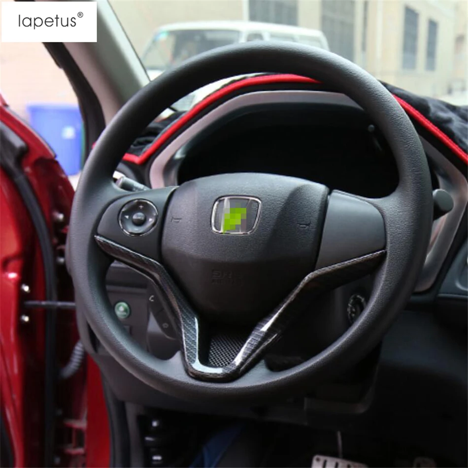 Аксессуары Lapetus Подходит для Honda HR-V VEZEL- ABS украшение рулевого колеса прокладка формовочная крышка комплект отделка углеродное волокно